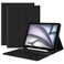 GOKOCO Keyboard case for iPad Air 6th 11 inch 2024 M2,iPad Air 5th Gen 10.9 Inch Keyboard Case 2022,Detachable Bluetooth Keyboard Cover for iPad Air 4th Gen 2020 with Pencil Holder,Auto Sleep-Black