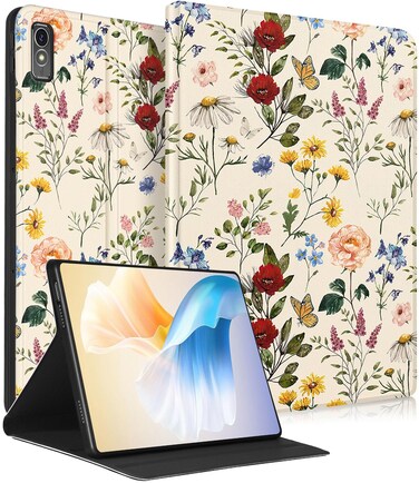 LISEVO for Lenovo P11 Gen 2 Case, for Lenovo Tab P11 2nd Case 11.5 Inch 2023 Girls Women Cute Pretty Folio Cover, Auto Week/Sleep Design for Lenovo Tablet P11 2nd Gen Case, Floral