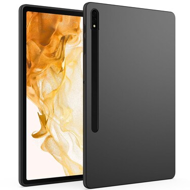 WOGROO Case for Samsung Galaxy Tab S8 Plus Case (2022),Galaxy Tab S7 Plus Case (2020), Thin and Soft Tablet Protective Cover for Samsung Galaxy Tab S8 Plus/S7 Plus/ S8+/ S7+ 12.4 Inch, Black