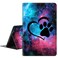 Case for Galaxy Tab S9 FE 5G 10.9" / Tab S9 Case 11" 2023,PU Leather Slim Standing Smart Cover Case with S-Pen Holder for Galaxy Tab S9 FE/S9 2023 Tablet,Galaxy Love Paw
