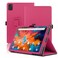Case for PlimPad P8 Pro, 10.1 inch, PlimPad P8 Pro Tablet Case, Folding Stand Protective Cover with Pencil Holder and Wrist Strap, Full Protection. (Red)