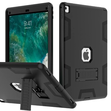 Puxicu Case for iPad Pro 12.9 Case 2017/2015 (Old Model,1st &amp; 2nd Gen), Heavy Duty Rugged Protective, Cover for iPad Pro 12.9" (Model: A1584 A1652 A1670 A1671), Black
