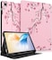 Wazzasoft for Samsung Galaxy Tab A7 Case 10.4 Inch for Women Girls Folio Cover with Pencil Holder Cute Pretty Design Girly Floral Flower Kawaii Unique Tablet Cases for Samsung Tab A7 Case 2022/2020
