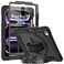 Herize iPad Pro 13 Inch Case with Screen Protector Pen Holder   Case Compatible with iPad Pro 7th Generation Supports Apple Pencil Charge   Shockproof Silicone Protective Cover W/Stand Shoulder Strap