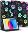 Uppuppy for Apple iPad 10th Generation Case 10.9 Inch Girls Cute Kids Women Folio Smart Cover with Pencil Holder Dog Paw Print Cool Design Funny Kawaii Teens Unique Cases for iPad 10 Gen A2696 A2757