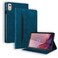 Varohix Case for Lenovo Tab M9 HD (9.0 inch) TB-310FU Tablet Premium PU Leather Protective Case Folio Flip Business Case Tablet Sleeve with Card Pocket Pen Holder, Peacock Blue