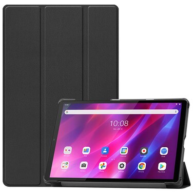 Ratesell Case Cover for Lenovo Tab K10/M10 Plus 10.3" Tablet, Shockproof Ultra Thin Lightweight Tri-Fold Stand Cover for Lenovo Tab K10 2021 TB-X6C6/M10 Plus (2nd Gen) TB-X606F TB-X606X Black