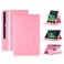 Yiernuo Case Compatible with Tablet Samsung Galaxy Tab S9 FE Plus S9 Plus S8 Plus S7 FE S7 Plus 12.4 Inch,Cover 360&Acirc;&deg; Rotating Stand PU Leather for Galaxy Tab S9 FE+ S9 + S8+ S7+ 12.4,Pink