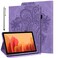 ALILANG Case for Samsung Galaxy Tab A7 Lite 8.4 Inch (SM-T220/T225) with Stylus, Multiple Viewing Angles PU Leather Stand Flip Cover for Samsung Tab A7 Lite Tablet Case-Purple