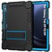 Cantis Case for Samsung Galaxy Tab S9 FE 5G 10.9 Inch/Galaxy Tab S9 11 Inch Case 2023, Heavy Duty Shockproof Rugged Protective Case for Samsung S9 FE Tablet Support S Pen (Black+Blue+Black)