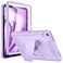 Soke Case for iPad Air 11-Inch M2, iPad Air 6th/5th/4th Generation (2024/2022/2020), with Built-in Screen Protector and Kickstand, Rugged Full Body Protective Cover for Apple Air 10.9 - Violet