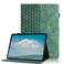 Case for Samsung Galaxy Tab A 10.1 2019 Model SM-T510/T515/T517, Multi-Angle Viewing Stand Folio Cover, PU Leather Protective Case with Magnetic Clasp, Green