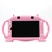 Kids Proof Case for Samsung 7 inch Tablet Galaxy Tab A/3/3 Lite/4/E Lite 7.0-CHINFAI [Cartoon Robot Series] Silicone Handle Stand Case Cover for Tablet SM-T280/T113/T230 (Pink)