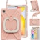 BRAECN Kids Case for Samsung Galaxy Tab S6 Lite 10.4&acirc;&euro; 2024 SM-P620, Silicone Cover with Hand Grip, Shoulder Strap, Kickstand, S Pen Holder for Tab S6 Lite 2022/2020 SM-P610/P615/P613/P619, Rose Gold