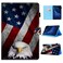 smauncucn for Galaxy Tab A 8.0 2019 Case SM-T290/T295,Bald Eagle Retro American Flag Wallet PU Leather Stand Folio Slim Smart with Auto Sleep/Wake Case for Samsung Tab A Tablet 8.0 Inch 2019