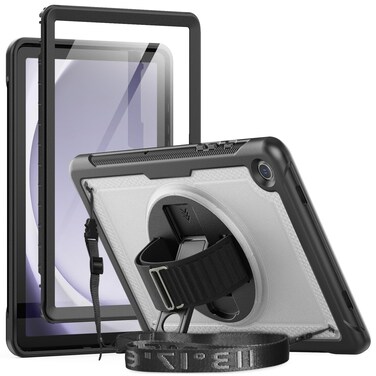 Herize Case for Samsung A9+/A9 Plus 11 Inch Model SM-X210/X215/X216 with Screen Protector Pen Holder   Heavy Duty Silicone Rugged Protection Cover W/Stand Hand Shoulder Strap for Galaxy Tab A9 Plus