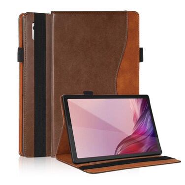 TIPOYOROO for Lenovo Tab M9 Case 9.0 inch (TB-310FU, 2023 Released) Business PU Leather Multi-Angle Stand Flip Case with Pencil Holder Card Slot for Lenovo Tab M9 9" Android Tablet-Brown