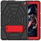 Grifobes (for 13th/11th Generation 2023/2021 Release) Tablet 10/10 Plus, Tablet 10 Kids/Kids Pro, 3-in-1 Heavy Duty Shockproof Rugged Protective Cover with Stand (Black+Red)