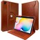 E NET-CASE Slim Case for Samsung Galaxy Tab S6 Lite 10.4 Inch 2024/2022/2020 with S Pen Holder, Shockproof Cover with Clear Transparent Back Shell,Multi-Angle Viewing (Black)