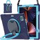 PboyiqiS Case for iPad 9th 8th 7th Generation Case with Shoulder Strap&amp; Heavy Duty 360&Acirc;&deg; Rotating Kickstand Pencil Holder, for iPad 10.2 inch Hard Rugged Protective Cover