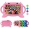 CHIN FAI Kids Case for Samsung Galaxy Tab A 8.0 2019 T290 T295, Shockproof Silicone Handle Stand Protective Cover for Galaxy Tab A 8.0 Inch 2019 Without S Pen Version (Pink)