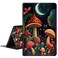 Case for Galaxy Tab S9 FE 5G 10.9" / Tab S9 Case 11" 2023,PU Leather Slim Standing Smart Cover Case with S-Pen Holder for Galaxy Tab S9 FE/S9 2023 Tablet,Night Sence Mushrooms