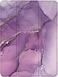 SaharaCase Marble Series Folio Case for Apple iPad Pro 11" (3rd Generation 2021 &amp; 4th Generation 2022) [Shockproof Bumper] Rugged Protection Antislip Grip Leather Kickstand (Purple Marble)