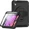 Sahara - Protection Hand Strap Series Case for iPad Mini (A17 Pro) and iPad Mini (6th Generation 2021), Black, (TB00054)