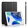 Soke Case for iPad 9th Generation 2021/ iPad 8th Generation 2020/ iPad 7th Gen 2019, [Slim Trifold Stand + Auto Wake/Sleep], Premium Protective Hard PC Back Cover for iPad 10.2 Inch (Black)