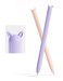 2 Pack Case Compatible with Apple Pencil 1st Generation,Cute Soft Silicone Skin Cover Sleeve Accessories Compatible with iPad Pro 9.7"/10.5"/12.9",Pink&amp;Purple