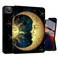 Tuiklol Case for M2 iPad Pro 12.9 inch Generation 6th/5th/4th/3rd 2022 2021 2020 2018 Release - Built in Pencil Holder Slim Protective Stand Back Cover with Auto Wake/Sleep iPad Cover,Moon