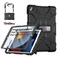Case for iPad 9th Generation 2021: Military Grade Protective Cover for iPad 8th/7th Gen 10.2 Inch 2020/2019 with Stand - Handle - Shoulder Strap- Pencil Holder- Black