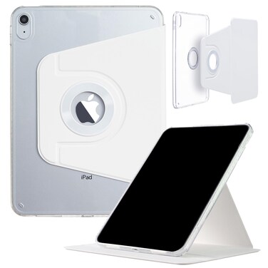 iPad Mini-7 6 (8.3'') 2024 2021 Case, DMaos Magnetic Detachable Smart Cover, 360&Acirc;&deg; Rotation Foldable Stand - White
