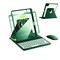 AnMengXinLing Rotating Keyboard Case for iPad 9th /8th /7th Gen 10.2 Inch, Vertical Case for iPad 9/iPad 8/iPad 7 with Detachable Keyboard Mouse,Clear Cover with Pencil Holder, Teal