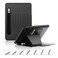 BLOSOMEET Magnetic Stand Case for iPad 9th/8th/7th Generation 10.2 Inch, Auto Sleep/Wake Cover with Pen Holder, Card Slot for iPad 10.2 2021/2020/2019,Black