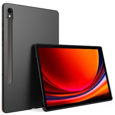 Puxicu Case for Samsung Galaxy Tab S9 11 Inch 2023, Slim Design Matte TPU Rubber Soft TPU Protective Cover for Galaxy Tab S9 2023 [SM-X710/X716B/X718U], Black