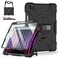 Case for iPad Pro 12.9 2022/2021/ 2020/2018: Cover for iPad Pro 12.9 6th/ 5th/ 4th/ 3rd Generation with Screen Protector- Stand- Pencil Holder- Handle- Shoulder Strap Black