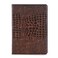 Compatible with iPad 6th/5th 9.7'' 2018/2017 Case for Women, iPad Air-2/1 iPad Pro 9.7'' Case, DMaos Crocodile Reflector Leather Stand Folio Smart Cover, Auto Sleep/Wake, Card Holder - Brown