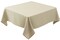 Biscaynebay Textured Fabric Square Tablecloths 70 X 70 Inches, Natural Water Resistant Spill Proof Tablecloths for Dining, Kitchen, Wedding and Parties, Machine Washable