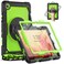Timecity for Samsung Galaxy Tab A7 10.4 Inch Case 2020/2022, SM-T500/T503/T505/T507/T509 Tablet Case, Durable Sturdy Case with Screen Protector Swivel Stand Hand Shoulder Strap Drop-Proof - Green