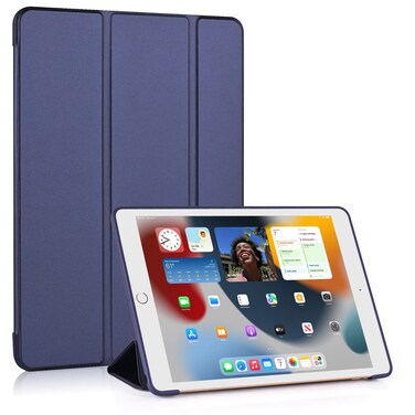 RUBAN Case for iPad 9.7 Inch 6th 5th Generation, Air 2/ Air 1 2018 2017 - Ultra Slim Lightweight Smart Cover with Anti-Scratch Non-Slip Flexible Soft Back Cover with Auto Sleep/Wake (Navy Blue)