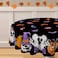 Tailus Halloween Ghost Round Tablecloth 70 x 70 Inch, Spooky Jack O Lantern Pumpkin Decorative Table Cloth Dining Table Cover, Funny Bat Dinner Party Picnic Decoration
