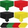 MASHAN 24Pcs Red Green Yellow Black Plastic Tablecloths, Disposable Rectangle Table Covers for Kwanzaa Black History Month Juneteenth African American Festival Holiday Party Decorations,108 * 54inch