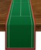 Linen Tennis Court Table Runner Tennis Themed Birthday Party Table Cover Indoor Outdoor Party Decoration Home Dining Room Kitchen Table Decor (13" x 108")