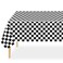 QIKSION 2 Pack Black and White Checkered Tablecloth Black Checkered Flag Tablecloth, Disposable Plastic Gingham Table Cover for Parties, Outdoor Picnic, Race Car Birthday Party(54 &Atilde;&mdash; 108 Inch)