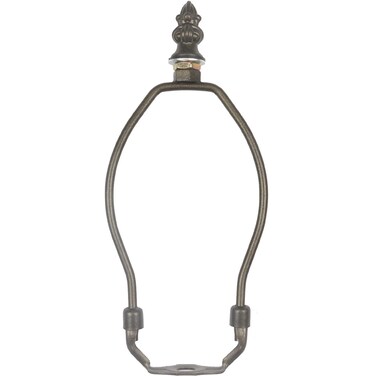 Bieye SS013 Lampshade Lamp Shade Support Harp for Tiffany Style Stained Glass Table Lamp (Bronze 5.5" High)