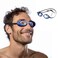Zetaproswim School Swim Goggles, Swimming Goggles for Adult Women Men, Anti-Fog Anti-UV No Leaking 1 Pack (Blue)