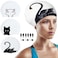 3 Pack Extra Large Swim Caps for Long Hair Large Swimming Caps for Women Adult Silicone Waterproof Swim Cap with Ear Plugs and Nose Clip Bathing Caps for Braids Dreadlocks Curly Weaves(Animal Style)