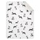 Swaddle Blanket Boston Terrier Dog Cotton Blanket for Infants, Receiving Blanket, Lightweight Soft Swaddling Blanket for Crib, Stroller, Nursery Blankets, Bulldog, 30x40 in