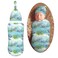 Muishi Ocean Florida Manatee Newborn Swaddle Blankets Hat Sets Soft Baby Receiving Blanket Swaddle Sack for Baby Shower Infant Boy Girl Gift